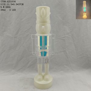 Lampe de table de Noël grande taille, casse-noisette transparent, soldat, LED RGB - Product Image 6
