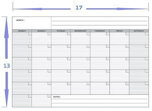 Semanal seco borrar calendario junta de mancha resistente tecnología magnética pizarra planificador <span class=keywords><strong>para</strong></span> <span class=keywords><strong>refrigerador</strong></span> - Product Image 6