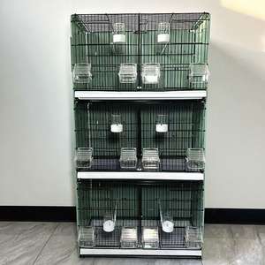 Jaulas para Pájaros al por Mayor, Jaula de Hierro de Alta Calidad para Loros y Canarios, Jaula Apilable para Cría de Aves - Product Image 5