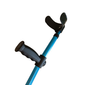 Muletas Plegables de Aleación de Aluminio, Altura Ajustable, Ligeras, para Rehabilitación - Product Image 5
