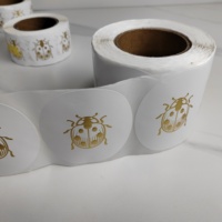Étiquettes autocollantes personnalisées en vinyle imperméables pour l'emballage de marques, autocollants pour la surface des flacons de cosmétiques et de parfums