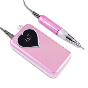 Perceuse à ongles électrique sans fil 45W, 35000 tr/min, rechargeable, portable, rose, pour manucure et pédicure, machine à limer pour salon, kit de perceuse à ongles - Product Image 5