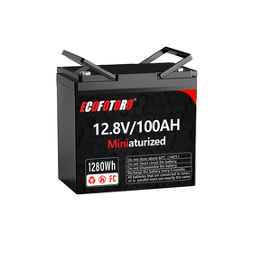 Batería ECOFOTORO Mini de Litio 12v 100Ah 1280whM, Paquete de Baterías Prismáticas de Iones de Litio para Sistemas Fuera de la Red, Embarcaciones y Almacenamiento de Energía - Product Image 2