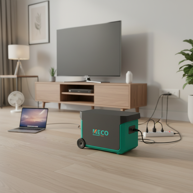 Meco 3.6kWh Pro 3000W Pure Sine Wave Solar Generator 3584Wh LiFePO4 Portable Power Station PV Input 60 to 450VDC OEM
