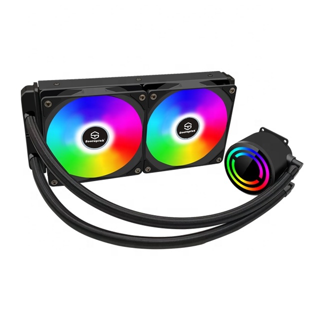 RGB CPU Cooling 240mm Integrated CPU Water Cooling Liquid Cooler for PC Case Intel AMD 939/940/AM2/AM2+/AM3/FM1/FM2/AM4