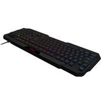 Aikun GX510 kauçuk anahtarı ile Ultra ince oyun klavyesi, çoklu medya, dinamik 7 renk arka ışık modları, 1.8M örgülü kablo