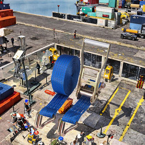 RUITAI RTRTD30 <b>2</b>" X 3T Heavy Duty CE Certified <b>Ratchet</b> Tie Down Strap with Double-J Hook Polyester <b>1</b>-30m for Cargo Control - Product Image 3