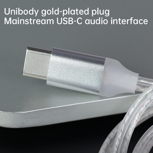 Câble audio pour écouteurs CCA C1, câble pour écouteurs intra-auriculaires USB C, câble pour casque plaqué argent, prise Android type C <span class=keywords><strong>C10</strong></span> Phoenix Xyrra <span class=keywords><strong>KZ</strong></span> QKZ GK - Product Image 4