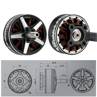 Moteur Brushless 2808 700KV 1100KV 1350KV Outrunner 6-12S pour Avion RC FPV et Accessoires de Drone à Aile Fixe