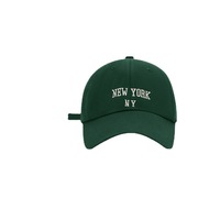 Gorro de Rendimiento de Corte Holgado para Hombre FayeIn, Gorra de Béisbol de Algodón Suave Sin Estructura Ajustable Estilo Papá de Nueva York