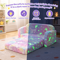 Canapé-lit modulaire convertible en mousse personnalisé pour enfants, fauteuil pour filles et garçons, canapé confortable pour tout-petits pour jouer, lire et faire la sieste