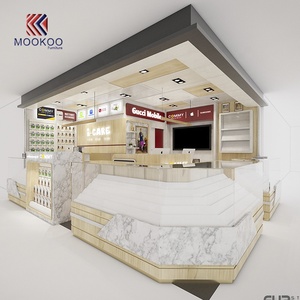 Mensola da Parete Moderna Personalizzata per Occhiali da Sole, in Vetro/Metallo/Legno, con Illuminazione LED, Installazione a Parete per Negozi Digitali - Product Image 1