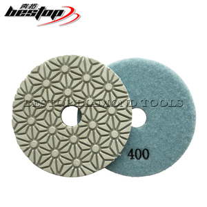 Discos de Pulido de Diamante Económicos de 100 mm para Pulido en Seco y Húmedo de Cuarzo, Granito y Piedra - Product Image 3