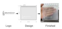 Fabricant chinois OEM personnalisé de plusieurs tailles Pvc plastique transparent petite boucle d'oreille pochette à bijoux avec fermeture éclair