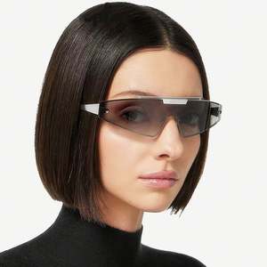 Gafas de Sol de Moda 2025 para Hombre, Estilo Y2K Punk, Protección UV400, Lentes de una Pieza sin Montura, Gafas Deportivas para Mujer - Product Image 4