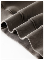 Sweat-shirt à capuche personnalisé avec fermeture éclair, style rétro délavé, adapté aux femmes, design à cordon pour logo personnalisé