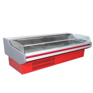 Réfrigérateur de <span class=keywords><strong>boucherie</strong></span> commercial MUXUE MX-XRG3000F pour supermarché, vitrine ouverte pour fruits de mer, équipement de réfrigération - Product Image 1