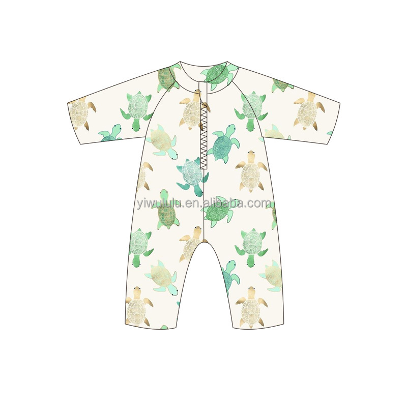 Летний купальник на молнии для мальчиков, Детские слитные купальники, дышащие купальные костюмы для мальчиков