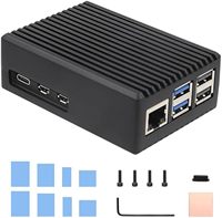 Boîtier de refroidissement passif en aluminium robuste AIsmartlink pour Raspberry Pi 5