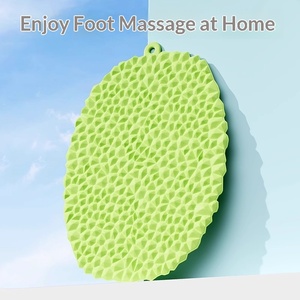 Tapis de <span class=keywords><strong>massage</strong></span> des pieds 63*45cm & Tapis de pédalage – Outil magique pour les employés de bureau pour soulager la fatigue, lavable, design sportif/nordique - Product Image 4