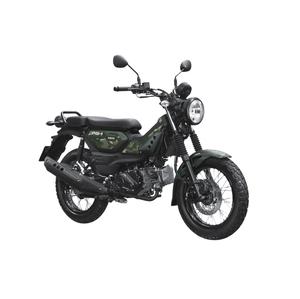 Moto tout-terrain robuste 115cc style Scrambler à double usage édition camouflage en promotion pour l'exportation - Product Image 1