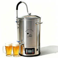 Machine à bière artisanale, équipement de brassage domestique, machine tout-en-un 40L, petite machine à brassage autonome, pot de fermentation commercial