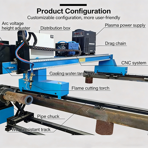 Cisaille à plasma CNC de type cantilever 3000*12000 pour le découpage de tôles et de tubes – Centre de traitement - Product Image 3