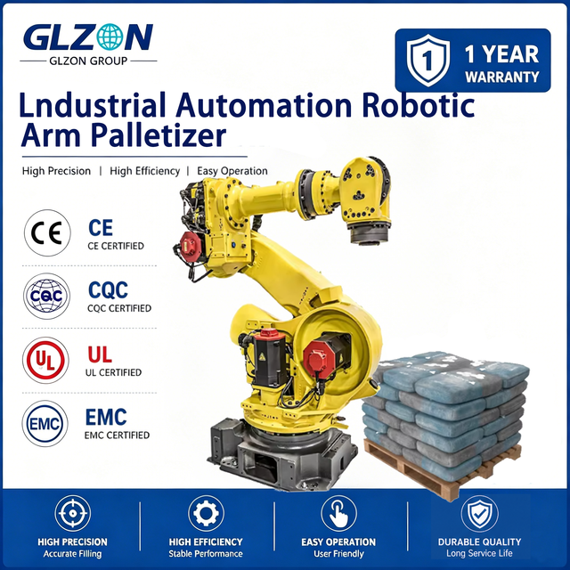 Robotic Palletizer Efficient Articulated Robots for Warehousing