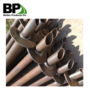 Pieux hélicoïdaux à arbre <span class=keywords><strong>rond</strong></span> en acier galvanisé perforé à prix compétitif avec rallonge - Product Image 5
