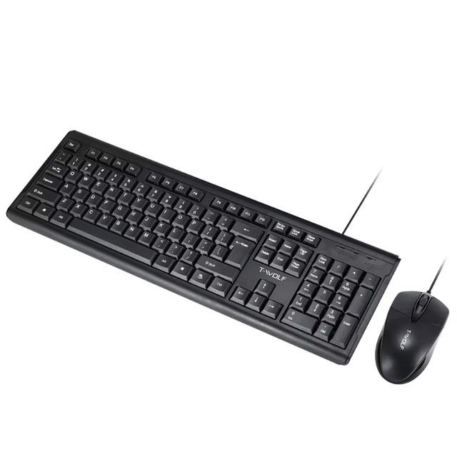 104-Key Wired USB Keyboard and Mouse Combo New in Stock for Business Office Use