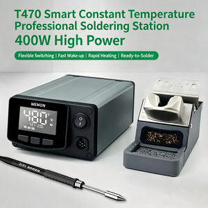 สถานีบัดกรี T470 400W ความถี่สูง อุณหภูมิคงที่ เครื่องมือซ่อมมืออาชีพ สำหรับงานอุตสาหกรรม หัวบัดกรี C470 - Product Image 3