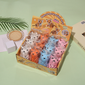 2025 <b>Plastic</b> Toys Colorful TPR Rubber Soft Cute Flour Ball Decompression Squishy <b>Animal</b> Anit-stress Squeeze Octopus - Product Image 6