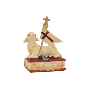 Figura Decorativa de Cordero de 8 cm, ZICOM, Decoración para el Hogar, Alemania, 9069-H028 - Product Image 1