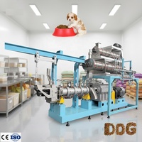 Ligne d'extrusion d'aliments pour animaux de compagnie, ligne de production de croquettes pour chiens et chats, machines de fabrication d'aliments pour chiens et chats