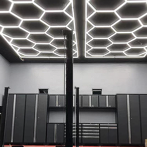 Panel de Luz LED Hexagonal Tipo Panal de Abeja, Personalizable con Marca, Lámparas LED, Rejilla de Control Tipo Panal de Abeja - Product Image 6