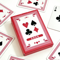 Cartes à Jouer Personnalisées – Design Sur Mesure, Entièrement en Plastique, Étanche, Carton 330 g/m² à Cœur Noir, avec Boîte Personnalisée pour Collection