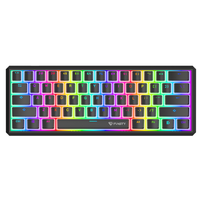 Wireless Mechanical Keyboards Compact 61 Keys RGB Backlight 60% Mechanical Keyboard Wired OEM Solution