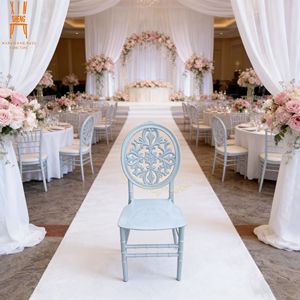 Chaise ronde blanche <span class=keywords><strong>à</strong></span> motif, en polypropylène, au meilleur prix, <span class=keywords><strong>pour</strong></span> <span class=keywords><strong>mariage</strong></span>, dîner, événement, fête et banquet - Product Image 6