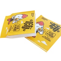 Sachets en papier thermoscellables jetables, enduits de PE, résistants à la graisse, pour aliments gras