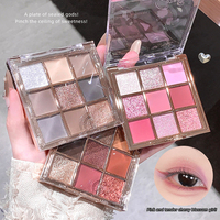 Gege Bear Vierfarbige Glitzer-Lidschattenpalette mit Pailletten für Helle Haut und Anfänger im Täglichen Make-up