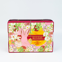 Boîte cadeau rigide OEM ODM de luxe pour chocolats, pâtisseries, biscuits, desserts, noix, emballage en vrac, finition soignée, boîte en papier cadeau
