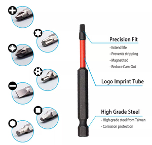 หัวไขควงเหล็ก S2 ยี่ห้อ TOOLJOY ผลิตในไต้หวัน รุ่น T10 T20 T25 T30 T35 <span class=keywords><strong>T40</strong></span> T45 T50 หัวบิตแบบ Torx - Product Image 2