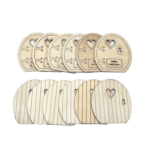 <span class=keywords><strong>Porte</strong></span> <span class=keywords><strong>de</strong></span> Fée Mini Elfe <span class=keywords><strong>Porte</strong></span> avec Fenêtre <span class=keywords><strong>Porte</strong></span> <span class=keywords><strong>en</strong></span> <span class=keywords><strong>Bois</strong></span> Artisanat Maison Jardin Fête Décoration - Product Image 5