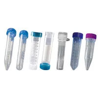 Tube de centrifugation médical de laboratoire à fond conique stérile en PP, jetable, 0,6 ml, 1,5 ml, avec bouchon à vis