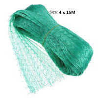 Filets anti-oiseaux en plastique PE/HDPE vert herbe de haute qualité, conception sans nœuds, marque DM, service de découpe pour une protection efficace des fruits et des plantes