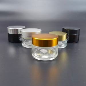 Envase de Vidrio de Lujo para Cosméticos, Tarro para Crema para el Cuidado de la Piel de 10g 15g 30g con Tapa de Aluminio Dorada, Negra o Plateada - Product Image 4