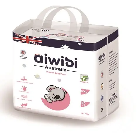 AIWIBI Celana Popok Ukuran Besar Bebas Sentuh Penjualan Laris Ajaib Kering Popok Bayi Samplepop Di Grosir dari Cina