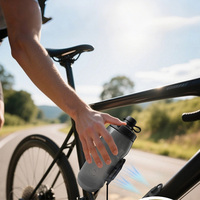 Nouvelle bouteille d'eau magnétique pour vélo avec boucle à dégagement rapide, en PP, personnalisée pour le cyclisme et les spor