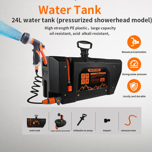 Serbatoio d'Acqua con Pompa Manuale 24L 4X4 - Ampia Apertura, Resistente per <span class=keywords><strong>Camper</strong></span>, RV, Detailing e <span class=keywords><strong>Lavaggio</strong></span> Barche - Product Image 1