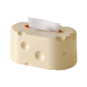 Boîte à mouchoirs en plastique pour salon, support de mouchoirs haut de gamme pour table basse, sans perçage, pour salle de bain, style moderne et minimaliste - Product Image 4